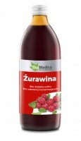Żurawina 100%, płyn, 500 ml (EkaMedica)